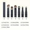 6Pcs Mini Travel Makeup Brushes Set with Box Portable Cosmetic Powder Foundation Blush Blending Concealer Make Up Brushes Set 2