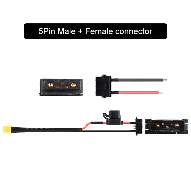 2 Stück XT60 Auf T-Stecker Buchse T-Dean T-Plug Lipo Akku Battery Adapter RC