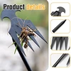 2 in 1 Garden Weeder Tools 4 Teeth Rake Manual Weed Grass Rooting Shovel Manganese Steel Loosening Soil Digging Garden Hand Tool 3
