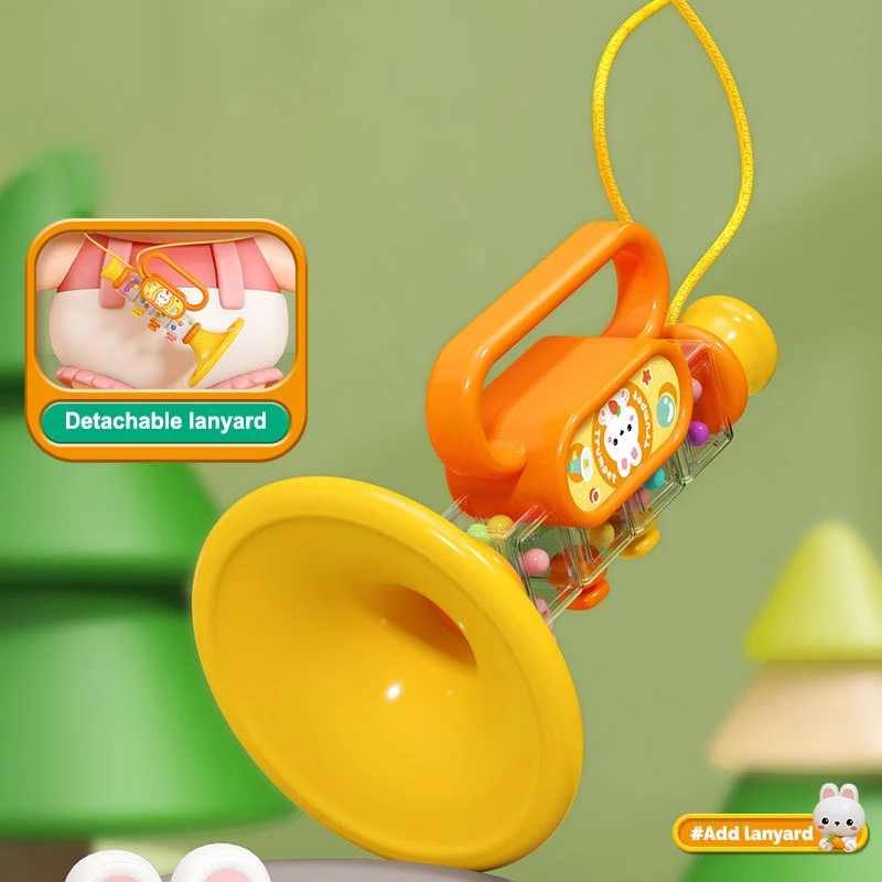 Baby Educational Fun Trumpet Toy Children's Whistle Musical Instrument Exercise Speech Development Toy Birthday Gift 4