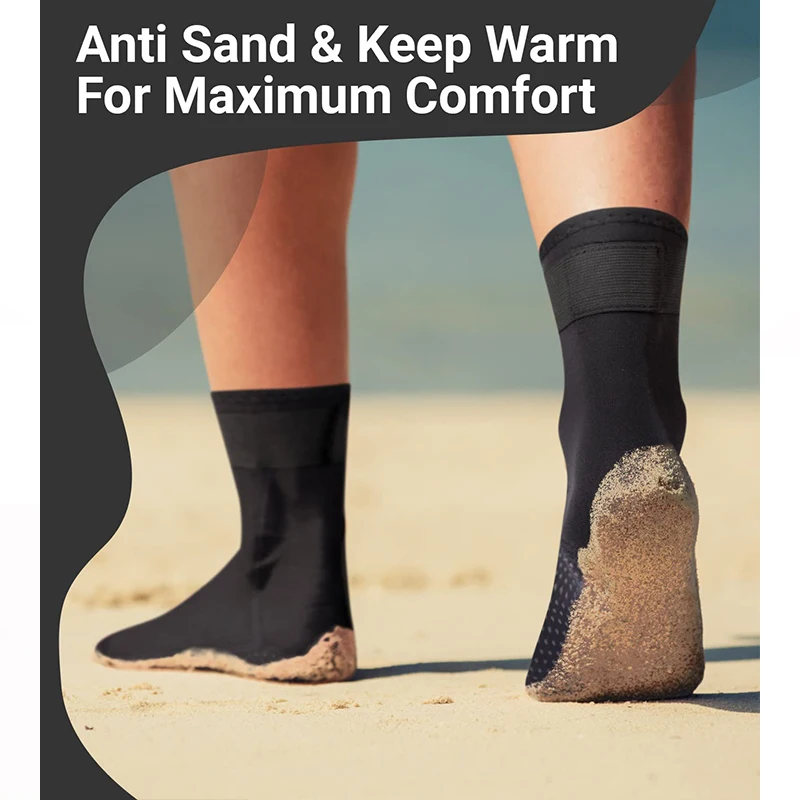 Diving Socks for Aldult Warm Anti-Slip Neopren Socks Elasticity Diving Surfing Boots Rafting Swimming Accessories