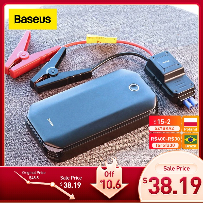Baseus車ジャンプスターター始動装置バッテリーパワーバンク800a Jumpstarter自動バスター緊急ブースター車の充電器ジャンプスタート Aliexpress Automobiles Motorcycles Baseus車ジャンプスターター始動装置バッテリーパワーバンク800a Jumpstarter自動バスター緊急ブースター車の充電器ジャンプスタート Aliexpress Automobiles Motorcycles