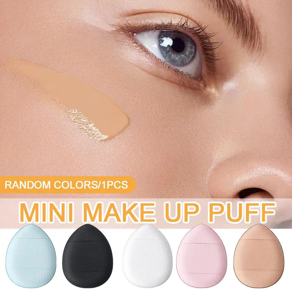 

Random 1 Piece Mini Finger Puff Foundation Powder Detail Makeup Sponge Face Concealer Cream Blend Cosmetic Accessories Makeup