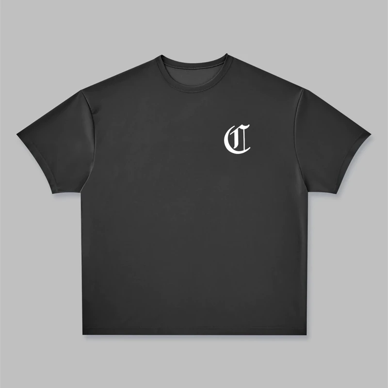 T-shirt oversize da palestra T-shirt sportiva da uomo Estate maschile in cotone Fitness Bodybuilding Camicie da allenamento T-shirt a maniche corte Top - immagine 4