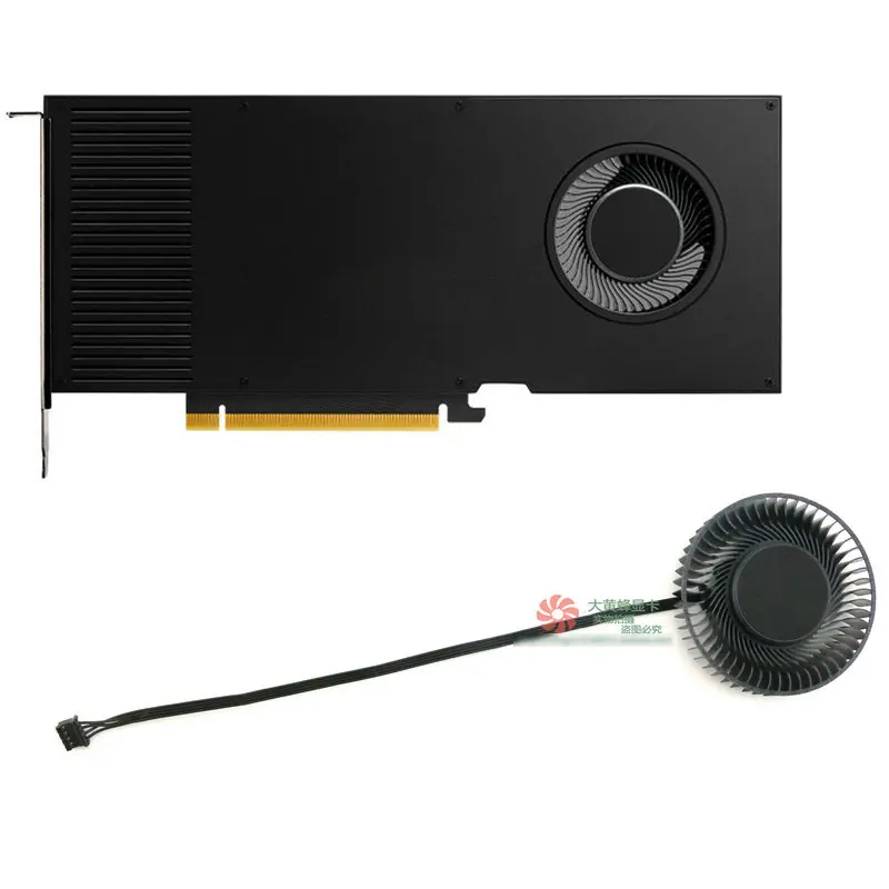 をファンnvidiaのquadro rtx A4000グラフィックスビデオ冷却