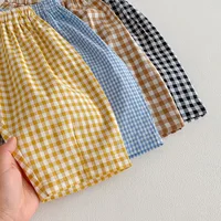 Pantalons pour garçons de 0 à 5 ans, Style coréen, à carreaux, jambes droites, décontractés, taille élastique, vêtements pour enfants, nouvelle collection printemps 2026 6