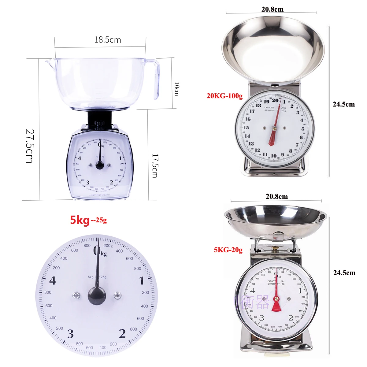 Kitchen Scales Portion-Control Scales Mechanical Food Scale Simulated  Mechanical Scale Market Layout Prop Mini Scale Mini Mechanical Scale Blue  Alloy