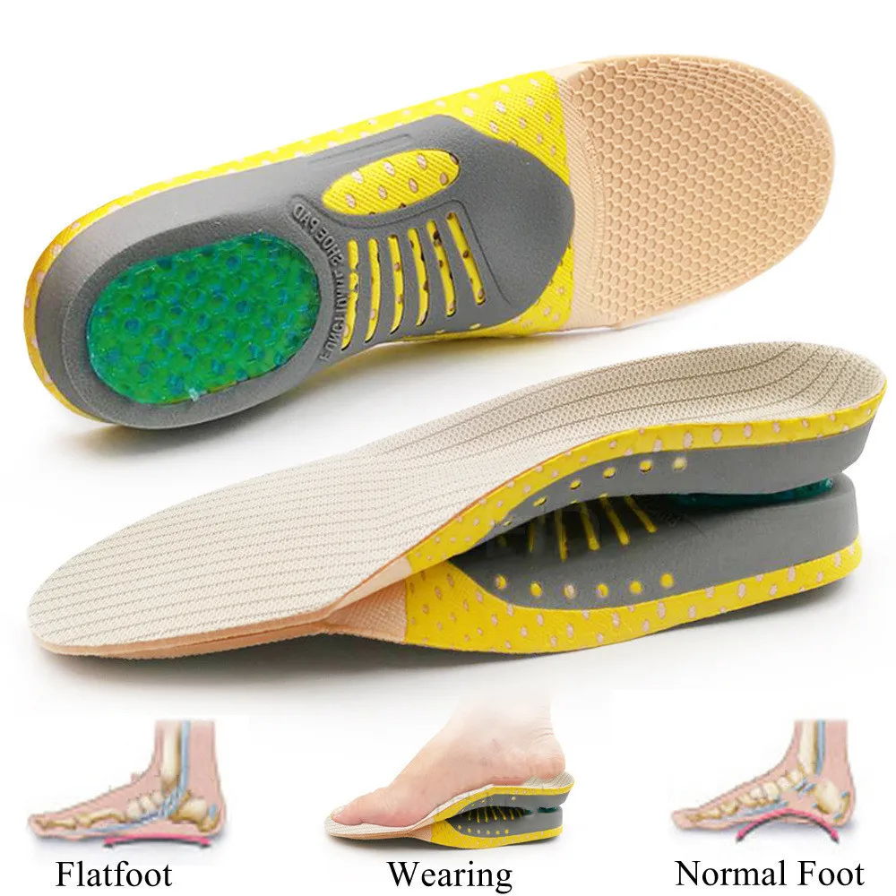 Orthopedic Insoles Orthotics Flat Foot Health Sole Pad Shoes Insert Arch Support Plantar fasciitis Feet Care