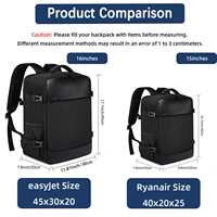 ryanair 40x20x25 and easyjet 45x36x20 Cabin Bag Travel Backpack unisex Laptop Backpack outdoor travel backpack Student.School - Image 3