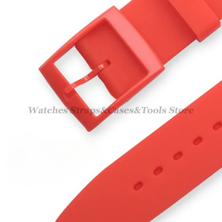 Soft Silicone Sports Watch Band - Rubber Strap Replacement