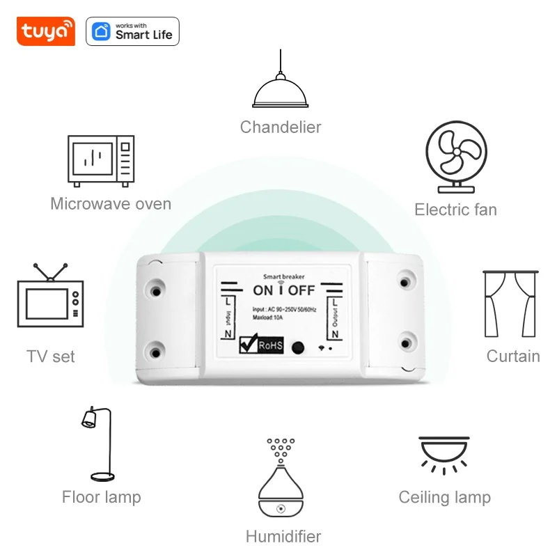 Wifi Smart Plug, For Home Automation, Tuya Mini Smart Plug Us Standard 10a Smart  Socket, Round Plug 100-130v With Timer, App Remote Control, Wifi Outlet  Socket Works With Alexa And Google Home