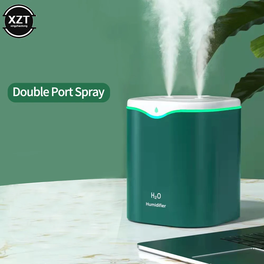 2200ml Double Spray Air Humidifier Essential Oil Diffuser Ultrasonic Air Diffuser Electric Aroma Humidifier