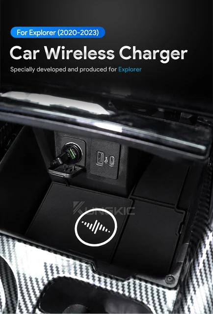 Phone Charger Holder For 2020-2024 Ford Explorer Models