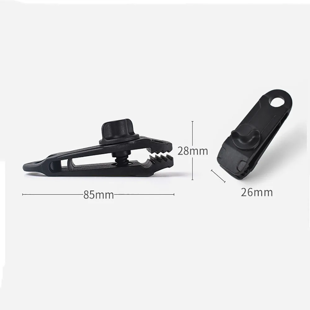 5/10PC Tent Clips Heavy Duty Camping Tarp Clamp Canvas Lock Grip Pool Awning Bungee Cord Car Tighten for Outdoor