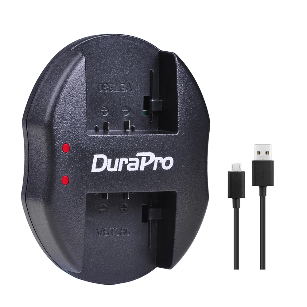 Camera Battery Charger 1950mAH VW-VBT190 VBT190 Battery + USB Dual Charger for Panasonic HC-V110 HC-V130 HC-V160 HC-V180 HC-V201 HC-V210 HC-V230 HC-V250 Rechargeable Battery Charger Rechargeable Battery Camera Battery
