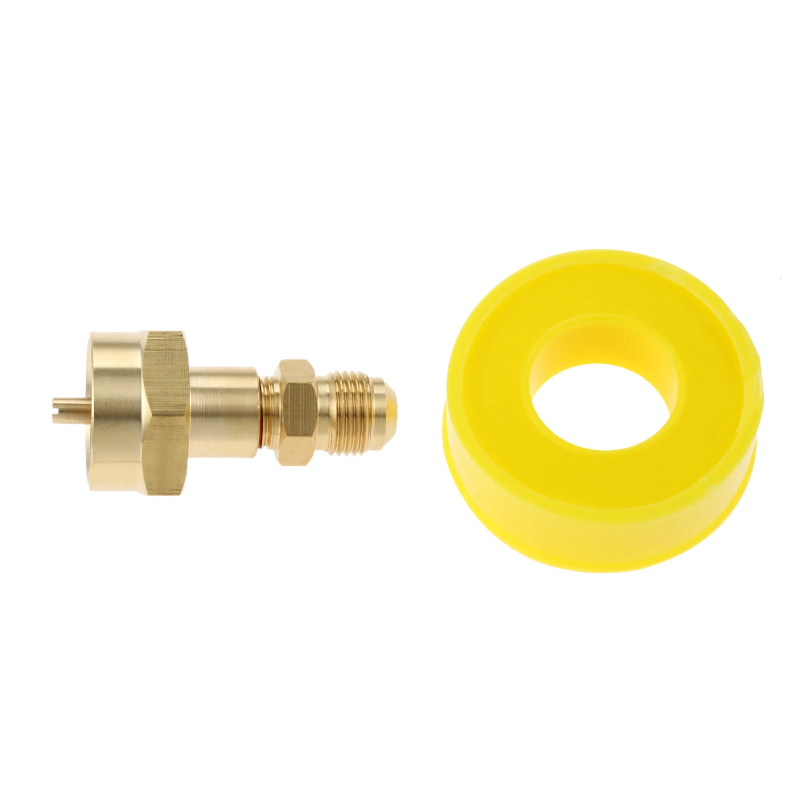 Brass Adapter 3/8" Male Flare Thread Hook Up High Pressure Extension Hose Propane Refill Hose Adapter Gas Torch