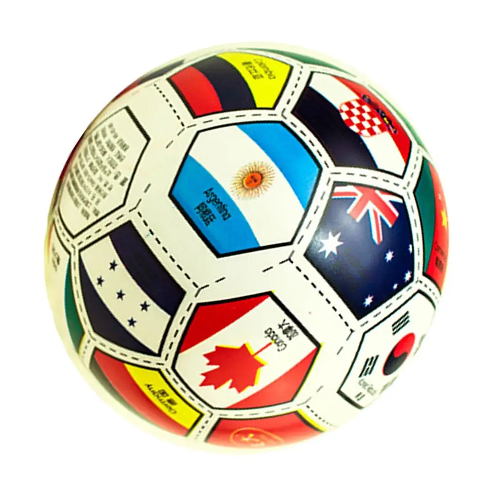 National Flags Learning Toy Inflatable Sandy Beach Ball 9" Educational Toy