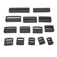 10 ชิ้น FC 6/8/10/12/14/16/18/20/24/30/40/50Pin 2.54 มิลลิเมตร Pitch หญิง IDC Socket Connector สําหรับ 1.27 มิลลิเมตร Pitch สายริบบิ้นแบน 1