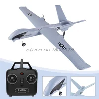 RC Airplane With LED Light Hand Throwing Fixed Wing Wingspan RC Airplane Plane 150M 66CM DIY Assembly RC Glider Aircraft Kid Gif 2