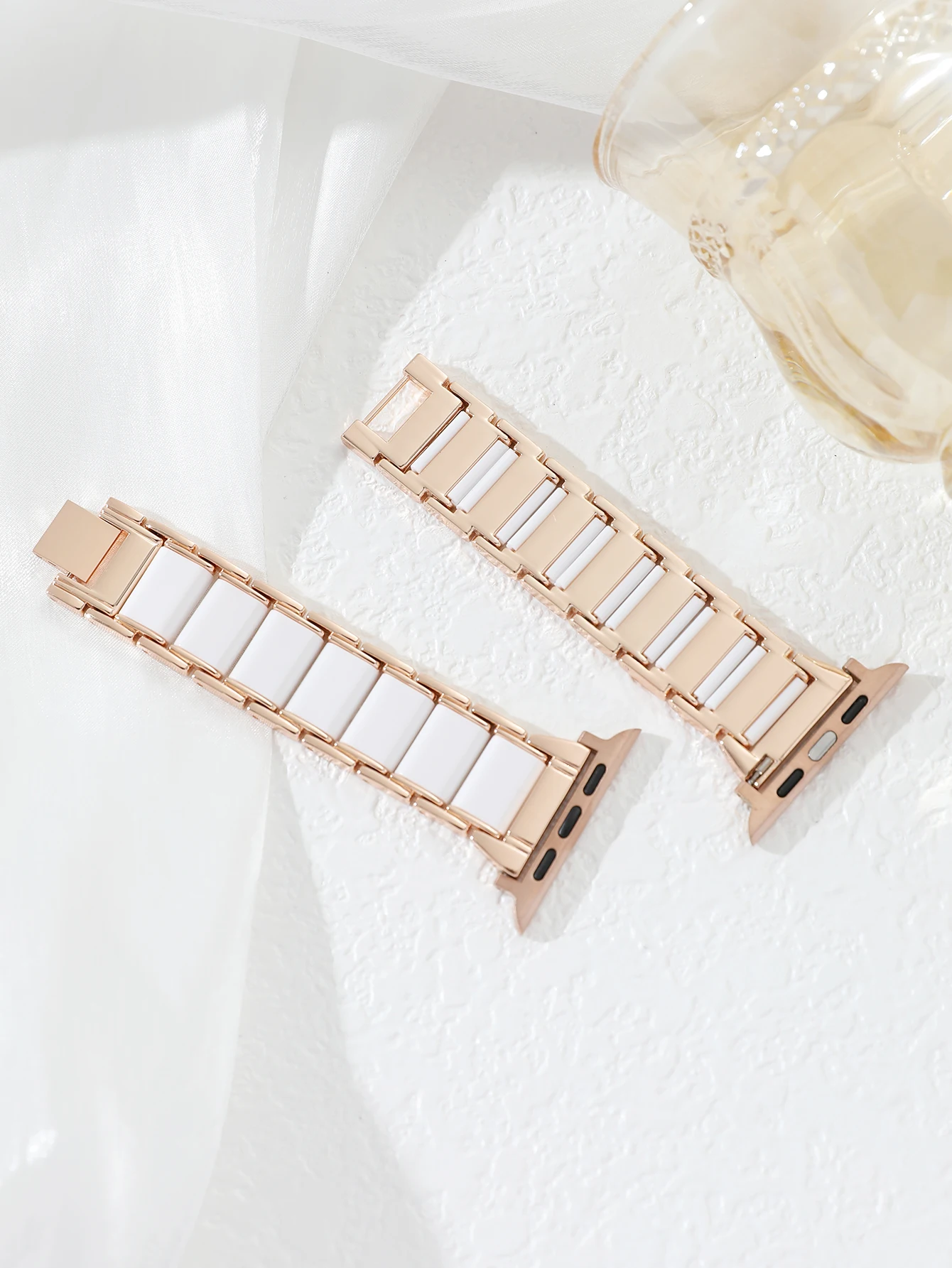 여성용 슬림 스테인리스 스틸 밴드, 애플 워치 시리즈 9, 45mm, 41mm, 8, 7, SE, 6, 5, 4, 38, 40, 42mm, 44mm, 울트라 스트랩, 아이워치 팔찌