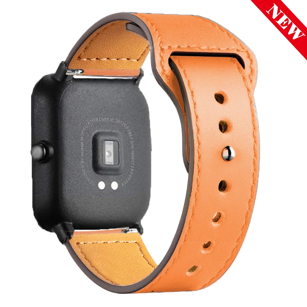 Premium Leather Watch Band - Elegant 20mm/22mm Strap Bracelet