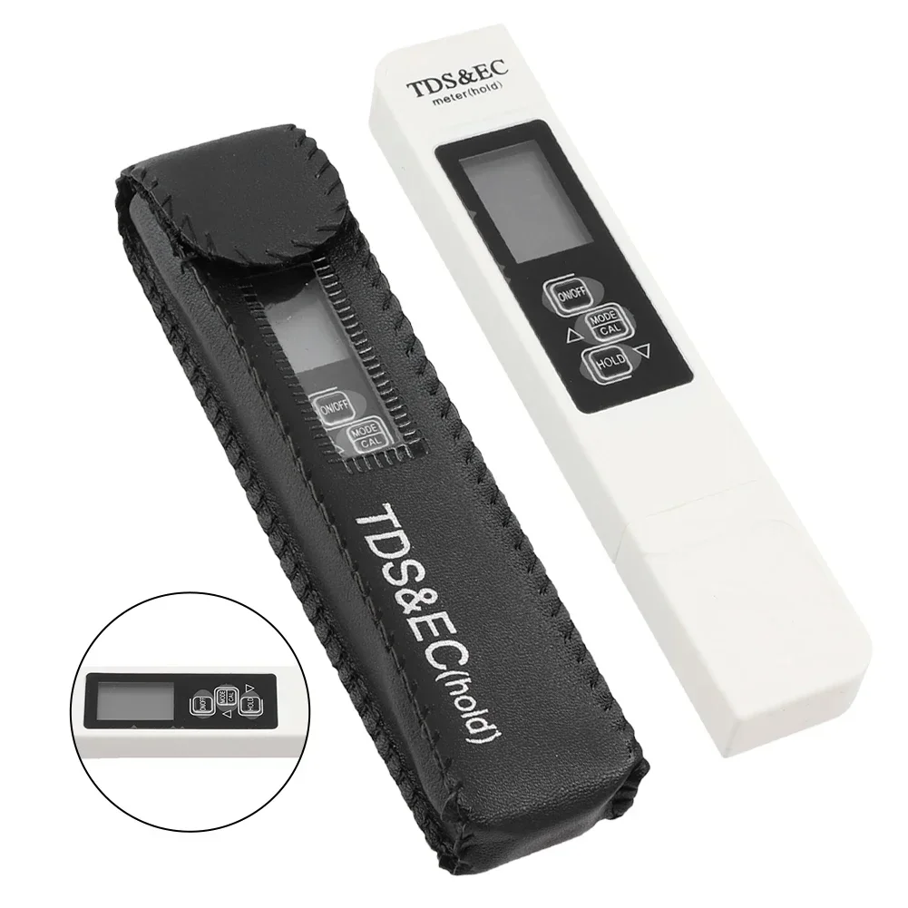 Salt Water Pool Fish Pond Test Digital LCD Salinity Temp Tester Meter Pen Auto-off Function Home Triple Water Quality Testing