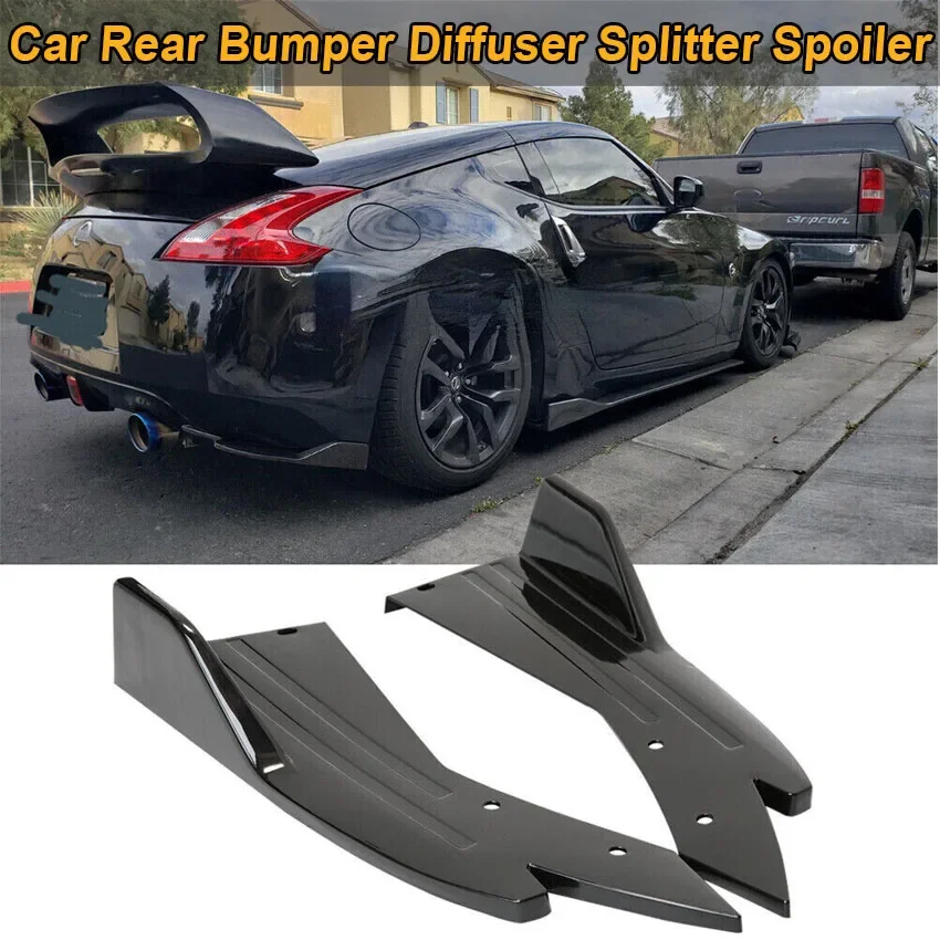 Auto Paraurti Posteriore Diffusore Splitter Spoiler Canards Minigonne Laterali Copertura Sticker Trim Per Nissan 350Z 370Z Auto Tuning Accessori