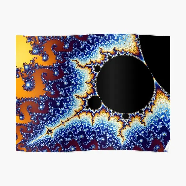 

Фрактальный постер Mandelbrot, Настенный декор для комнаты, Настенная картина, винтажная живопись, современное домашнее искусство, смешное украшение, принт без рамки