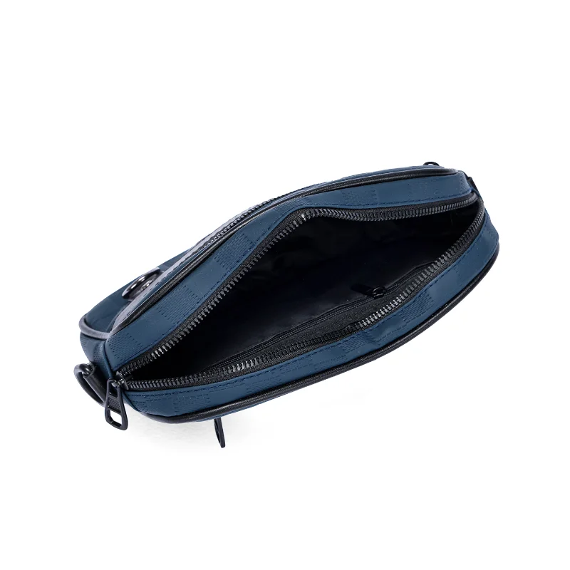 Men's PU Leather Soft Crossbody Bag with Adjustable Strap for Multi-Functional Daily Use