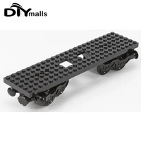 Technical MOC Toys for Kids City Train 6x24 Base Wheel Carriage Building Blocks Assembled Parts Creative Idea DIY Gift 1