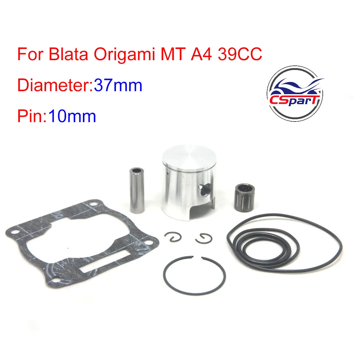 PISTON KIT-39MM NON-BRIDGED B main image 1