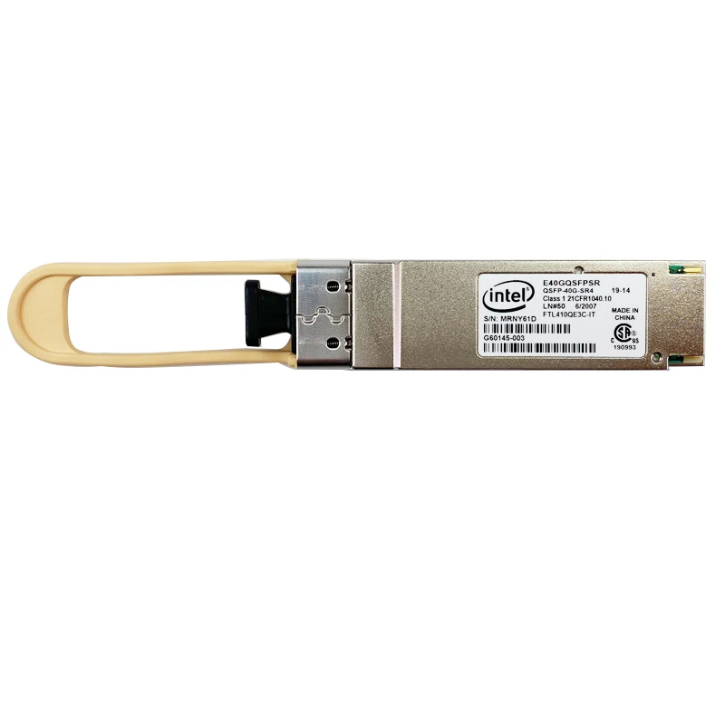 인텔 E40GQSFPSR QSFP-40G-SR4 FTL410QE2C-IT E40GQSFPLR FTL4C1QE1C-IT, XL710-DA2 QSFP + 광 트랜시버 모듈용