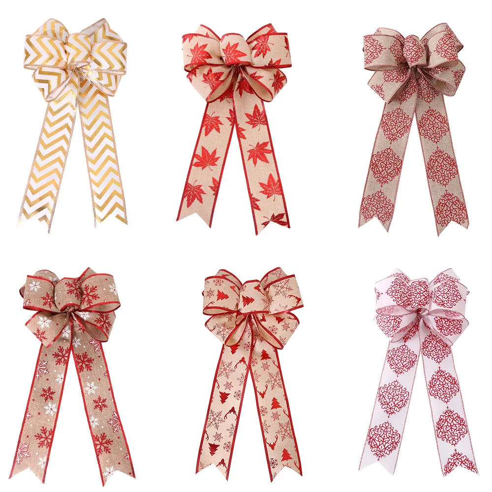 

Bows Ribbons For Decoration Christmas Tree Colorful Ribbon Bow For Ornament