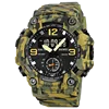 2 Time Display Analog LED Light Electronic Wristwatch Chrono 10