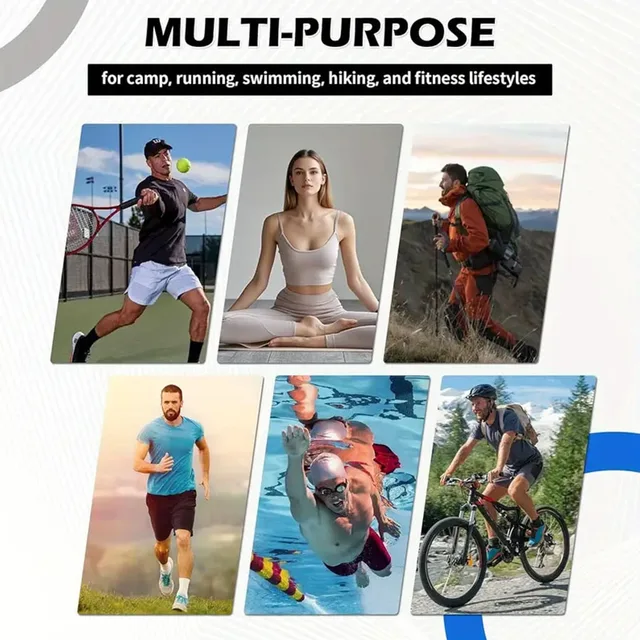 Quick-drying Sports Towel Swimming Gym Fitness Fast Absorbent Towels Camping Running Swimming Beach Washcloth Towels 6