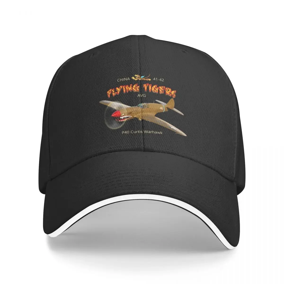 

Flying Tigers Design Baseball Cap cute Sun Hat For Children Fashion Beach Ball Cap Boy Child Women's