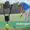 Golf Glove Holder Rack Portable Plastic Gloves Hanger with Key Chain Golf Gloves Supports Gloves Display Stand Golf Accessories 2