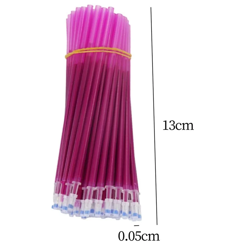 가정 및 학습용 0.5mm 지울 수 있는 펜 리필 100팩(최신)