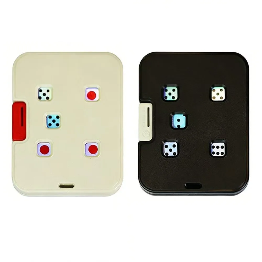 5홀 다이스 카드 피젯 토이 EDC 슬라이더 단면 프레스 플라스틱 안티 스트레스 장난감 ADHD 집중력 향상 장난감 독특한 성인 선물