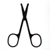 Stainless Steel Eyebrow Scissors Nose Hair Mini Small Eyelash Facial Hair Straight Round Tip Eyebrows Nail Beard Manicure Makeup 2