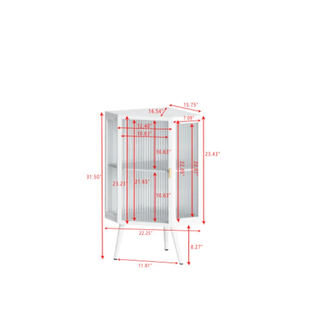 22" Corner Storage Cabinet 4