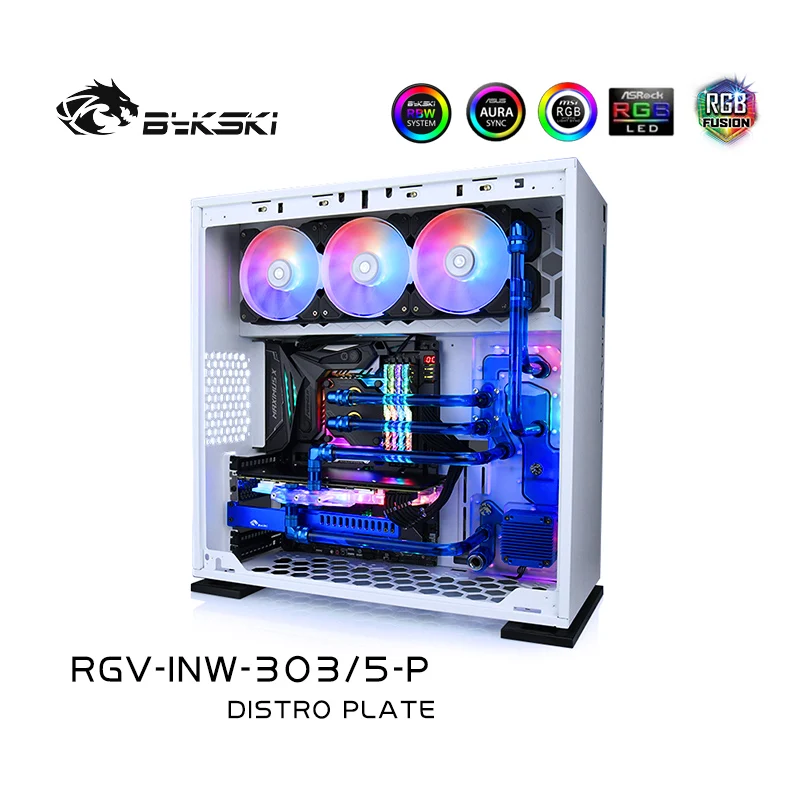 最新デザインの InWin 303 RGB ホワイト PCケース i9tmg.com.br