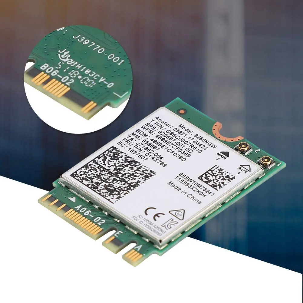 รูปสินค้า Wi-Fi ความเร็วสูง 1730Mbps + Bluetooth 5.0 สำหรับคอมพิวเตอร์