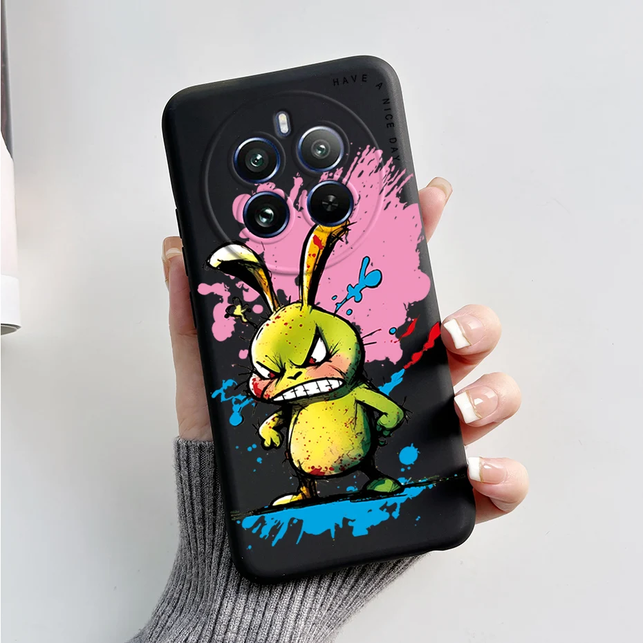 Cute Rabbit & Panda Matte Soft Protective Phone Case -