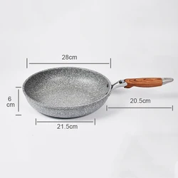 Durable Non-stick Stone Skillet (Frying Pan 28cm)