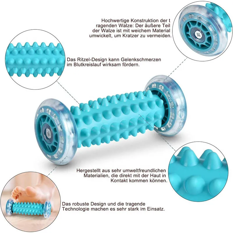 Foot Massager Roller Massage Ball Manual Massager For Plantar Fasciitis Back Leg Arm Massage Health