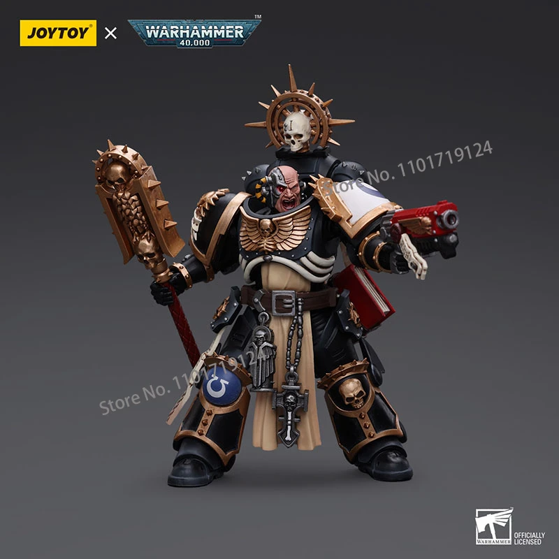 Joytoy 1/18 Ultramarines Chaplain Indomitus Action Figure 12.4Cm Warhammer 40K Gioco Army Soldier Figurine Model For Collection