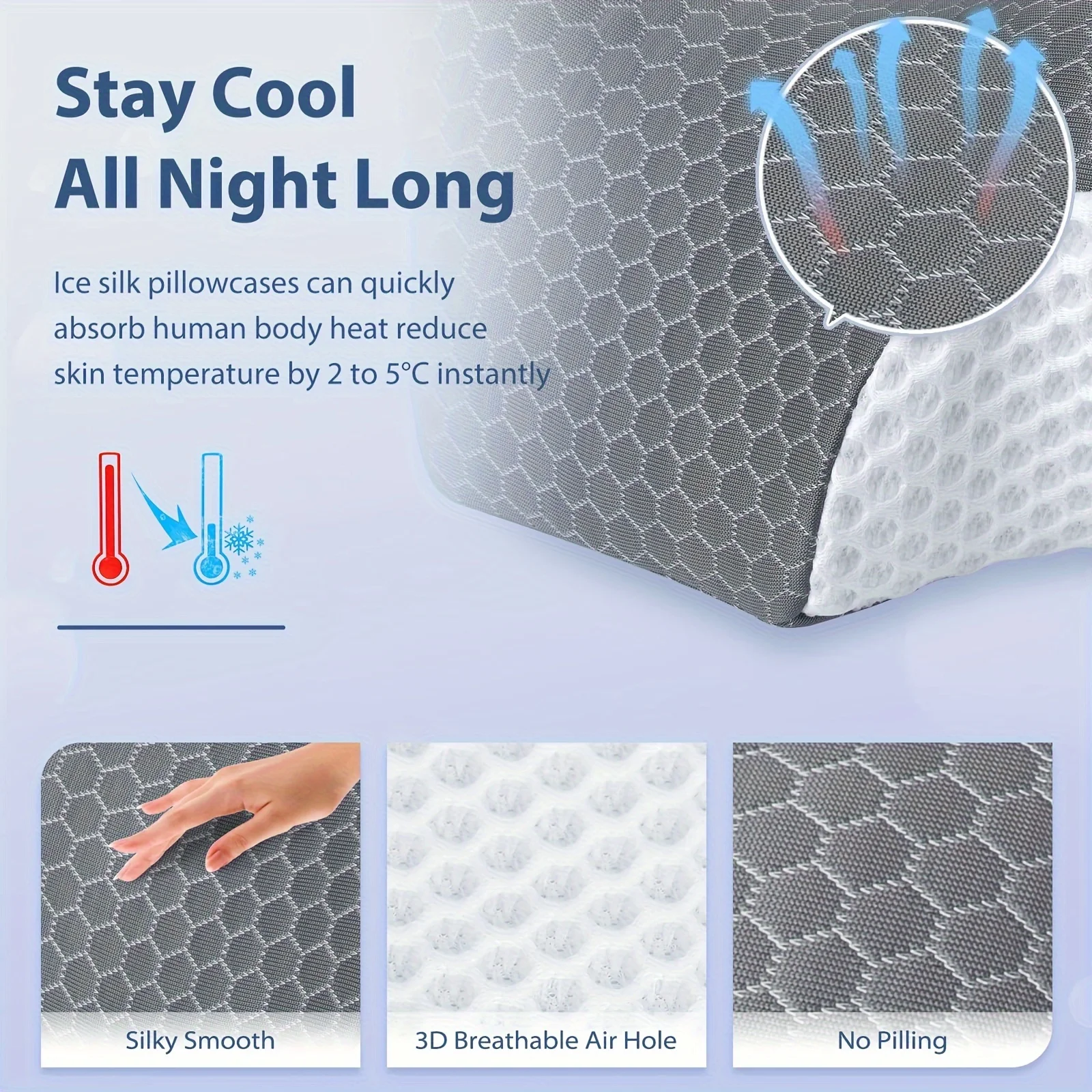 Cervical Memory Foam Pillow Pillows For Neck Shoulder Pain Ergonomic Orthopedic Sleeping Contoured Support Pillow Side Sleepers 5