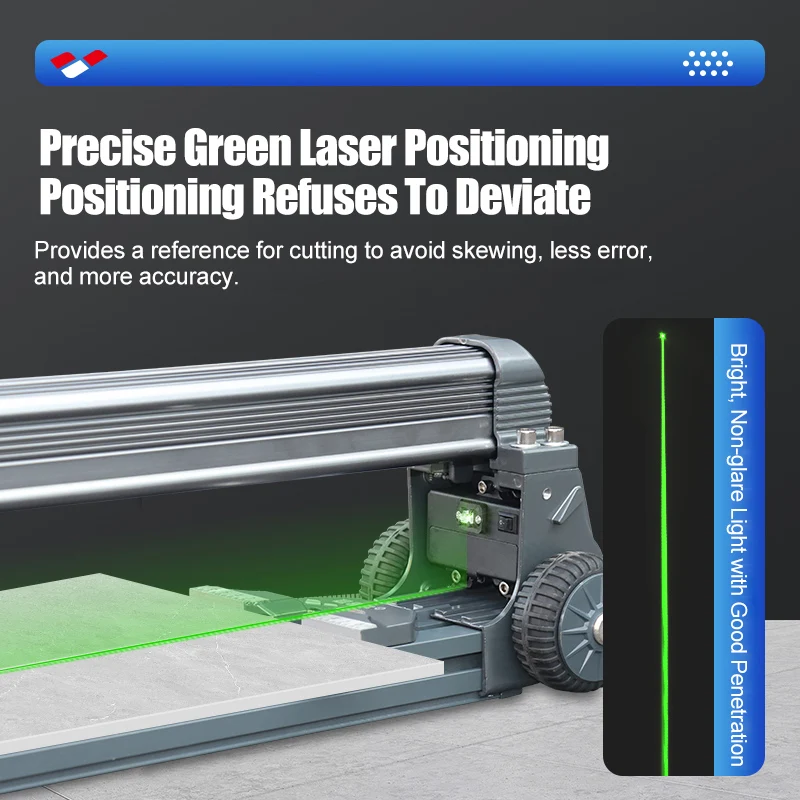 Manual Tile Cutter 1200mm Infrared Laser Positioning Floor Cutter Push Knife Professional Hand Tool for Tile cutting New Glass Cutter Tile Glass Cutter Tile Cutting Tool