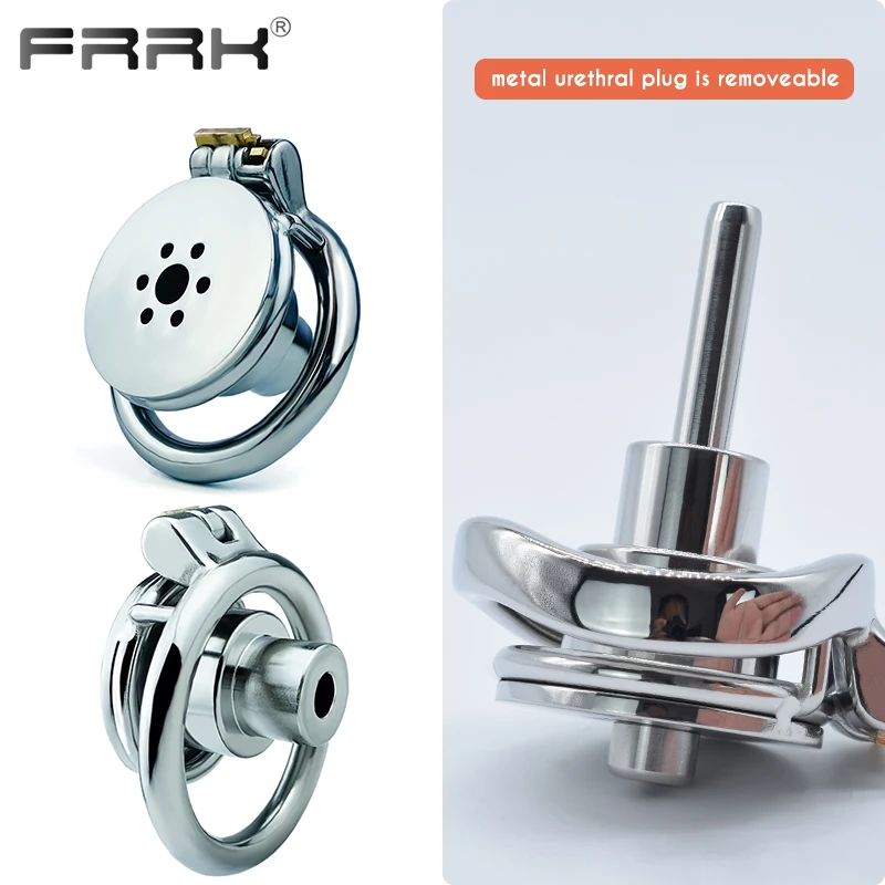 Penis Chastity Cage Lock Sex Toy With Chastity Band Belt Stainless Steel Penis Cock Rings Adults